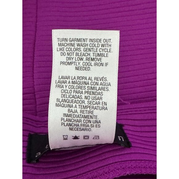 Attention Womens XL Fuchsia Pencil Skirt Polyester/Spandex - Picture 4 of 4